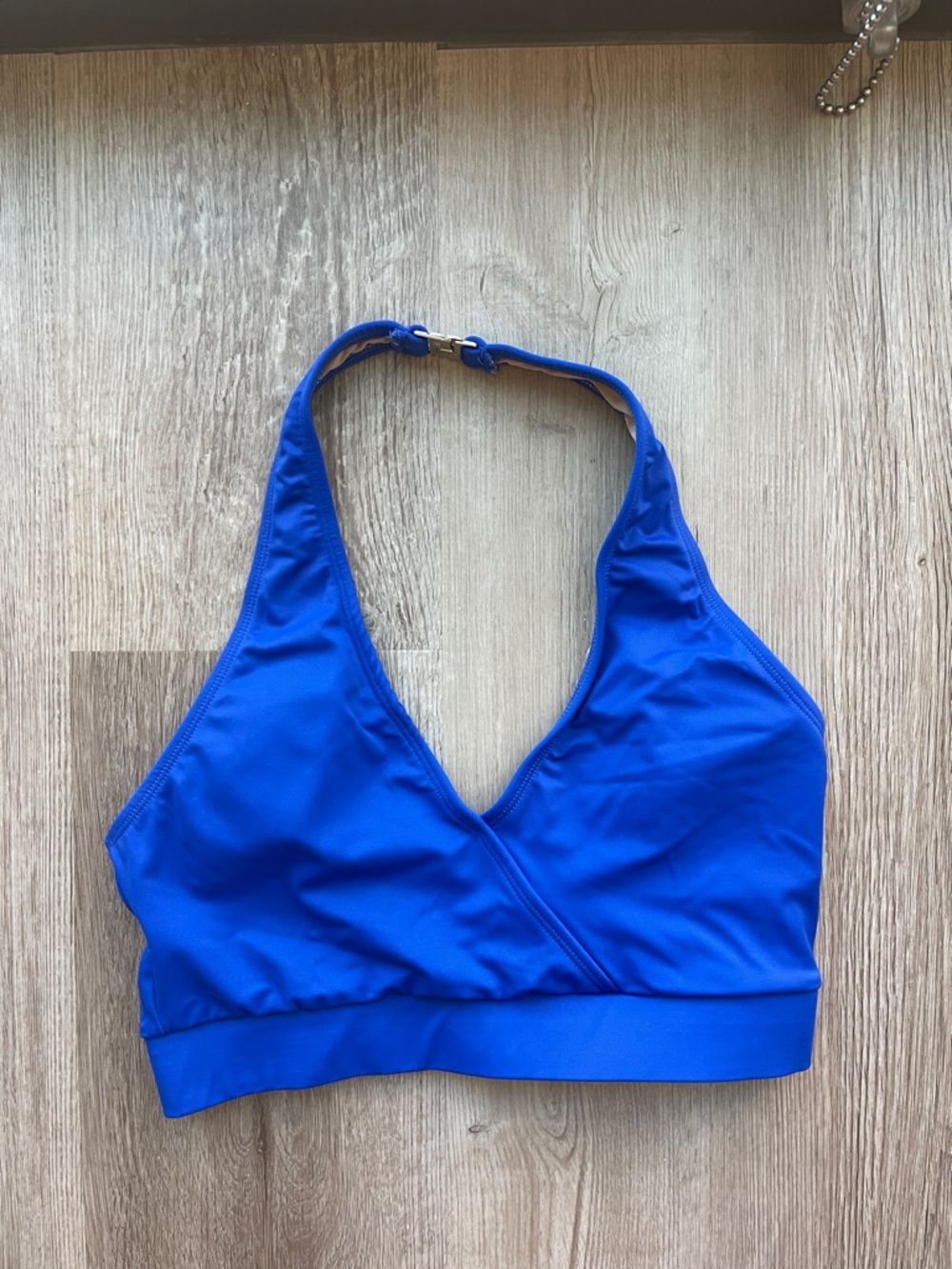 Women's Halter Blue Sports Bra